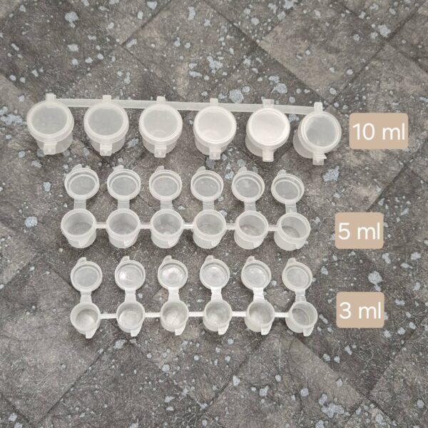 6連顏料空盒-5ml (10入)：圖片 3