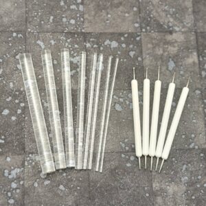 曼陀羅工具套組：壓克力棒 ＋丸棒(細)