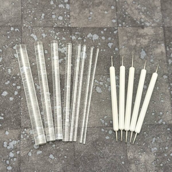 曼陀羅工具套組：壓克力棒 ＋丸棒(細)
